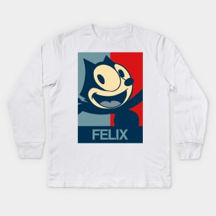 Felix The Cat Kids Long Sleeve T-Shirt